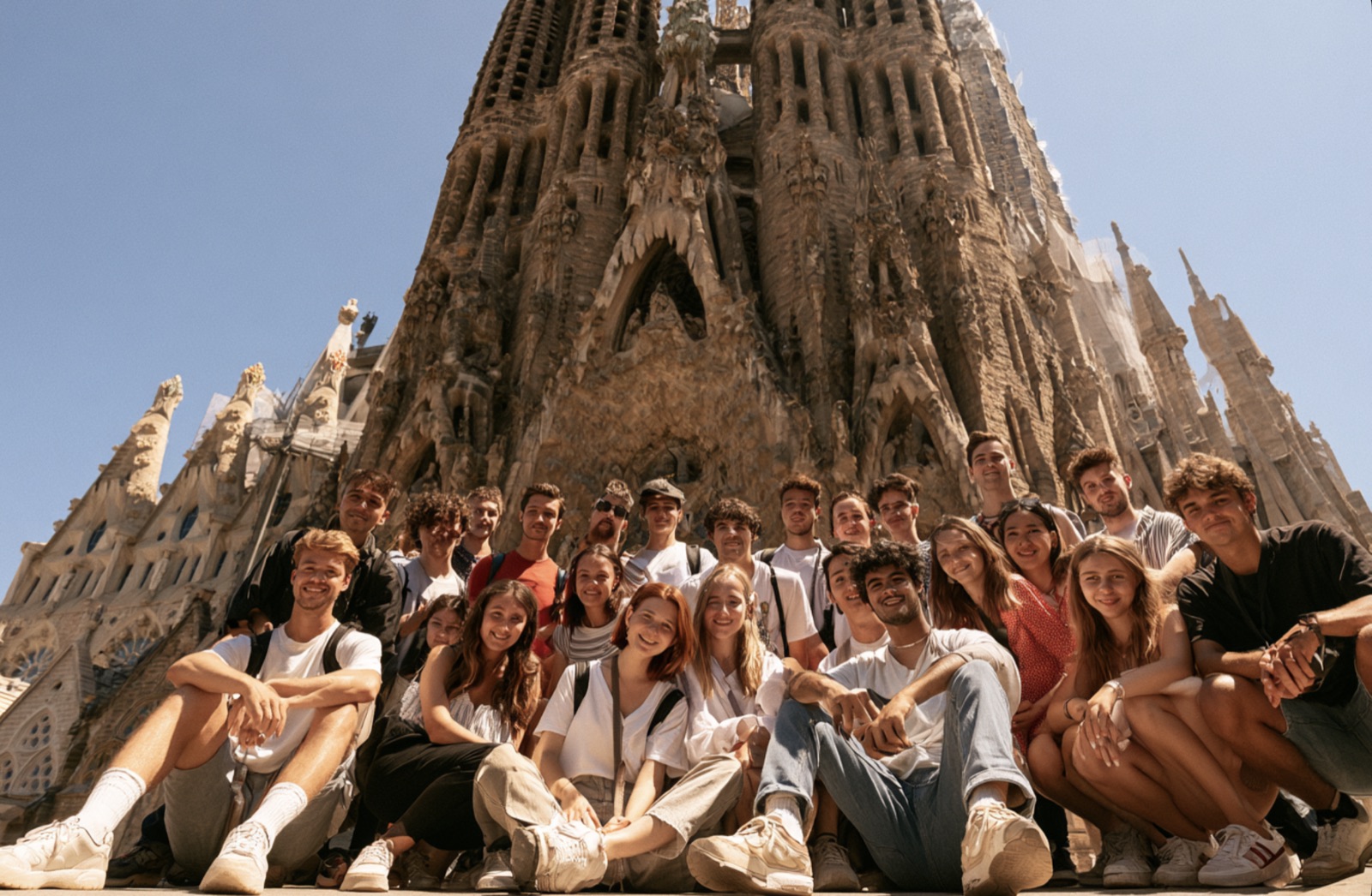 Group at the Sagrada Família